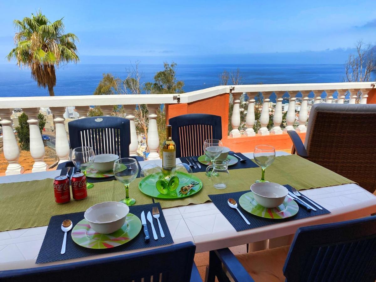 شقة Panorama Ocean View Gigantes Santiago del Teide المظهر الخارجي الصورة