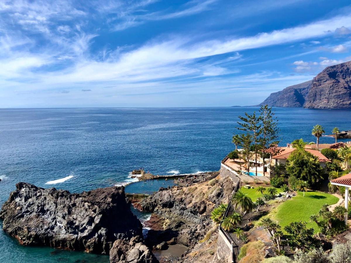 شقة Panorama Ocean View Gigantes Santiago del Teide المظهر الخارجي الصورة